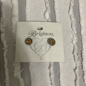 Burnt orange color Brighton earrings. Never worn